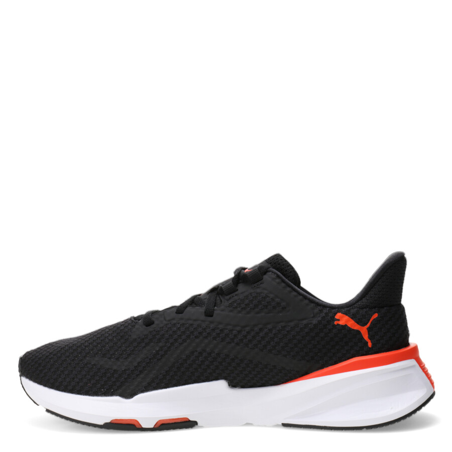 Championes de Hombre Puma PwrFrame TR Negro - Rojo