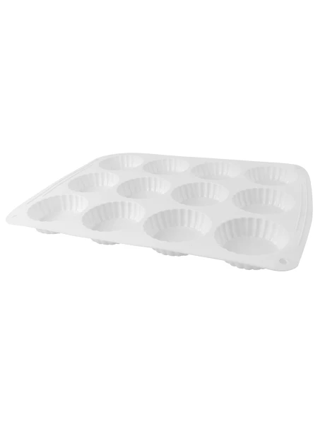 MOLDE MUFFIN X12 SILICONA BLANCO 36X26.5X2CM MOLDE MUFFIN X12 SILICONA BLANCO 36X26.5X2CM