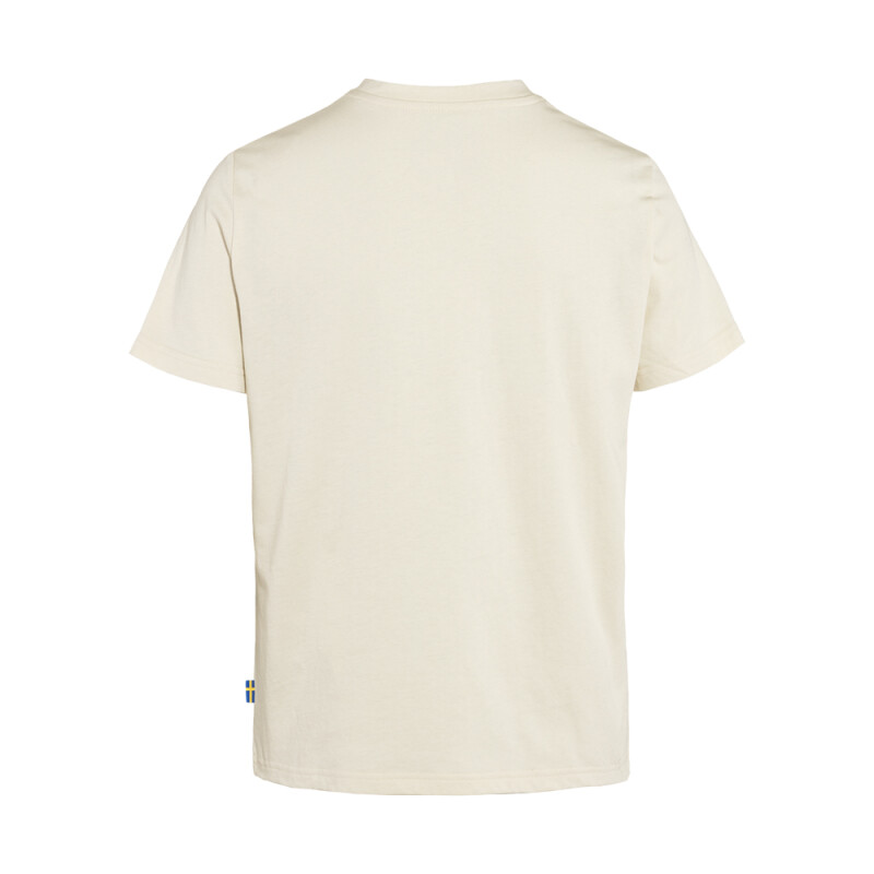 Polo Fjallraven Fox Boxy Logo Tee Mujer Chalk White