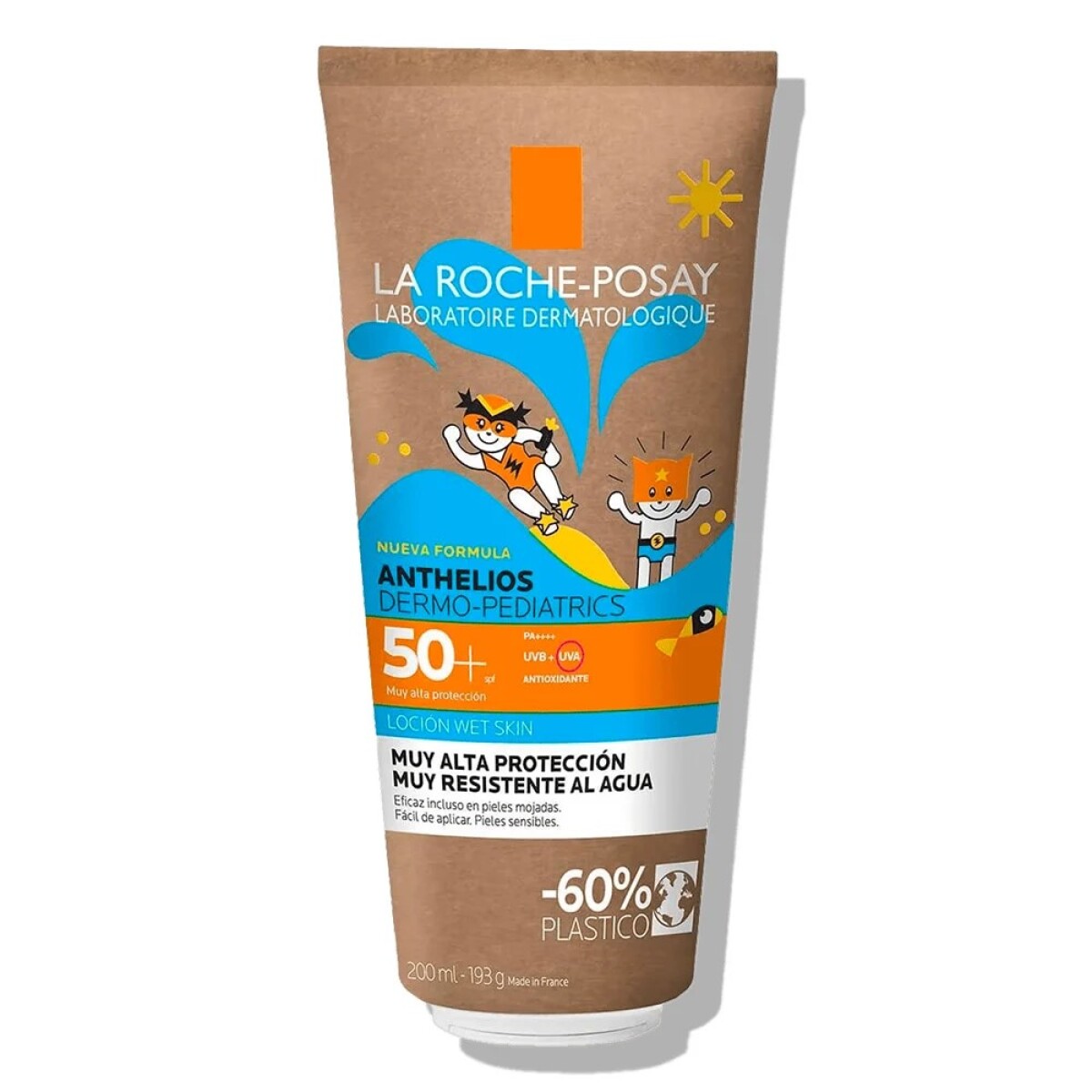 Protector Solar Infantil Anthelios Dermo-Pediatrics Wet Skin FPS 50+ 200 ml - La Roche-Posay 