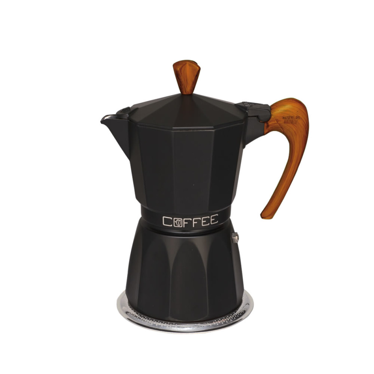 CAFETERA GAT WOOD BLACK 3T 