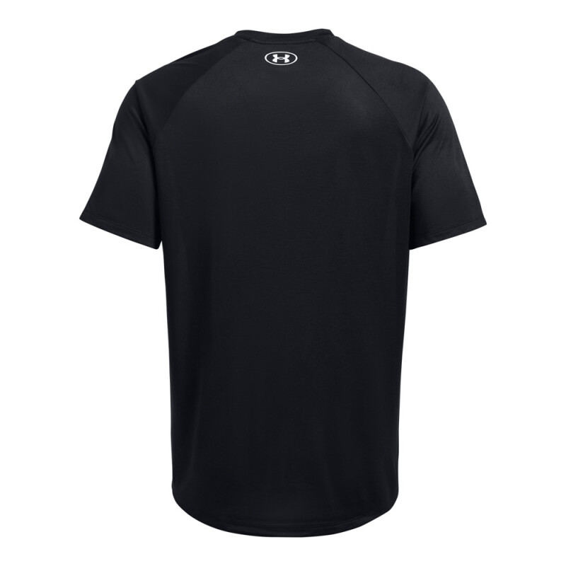 UA TECH PRINT FILL SS-BLK BLK-002