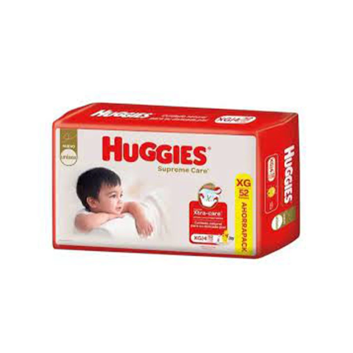 Pañales Huggies Supreme Xg 104 Unidades 
