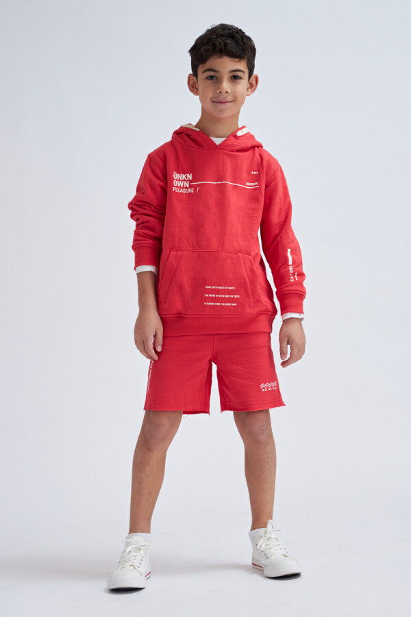 Short deportivo liviano California- Rojo