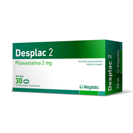 Desplac 2 Mg 30 Comprimidos | Antipsicótico Desplac 2 mg 30 Comprimidos Recubiertos