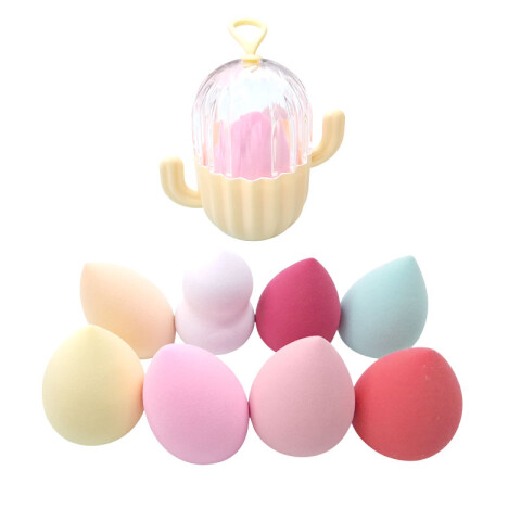 Puff esponja de maquillaje estuche cactus(ow2386) Puff Esponja De Maquillaje Estuche Cactus(ow2386)