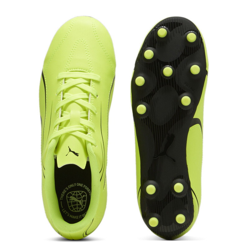 Championes Infantiles Puma Vitoria FG / AG Verde Lima - Negro