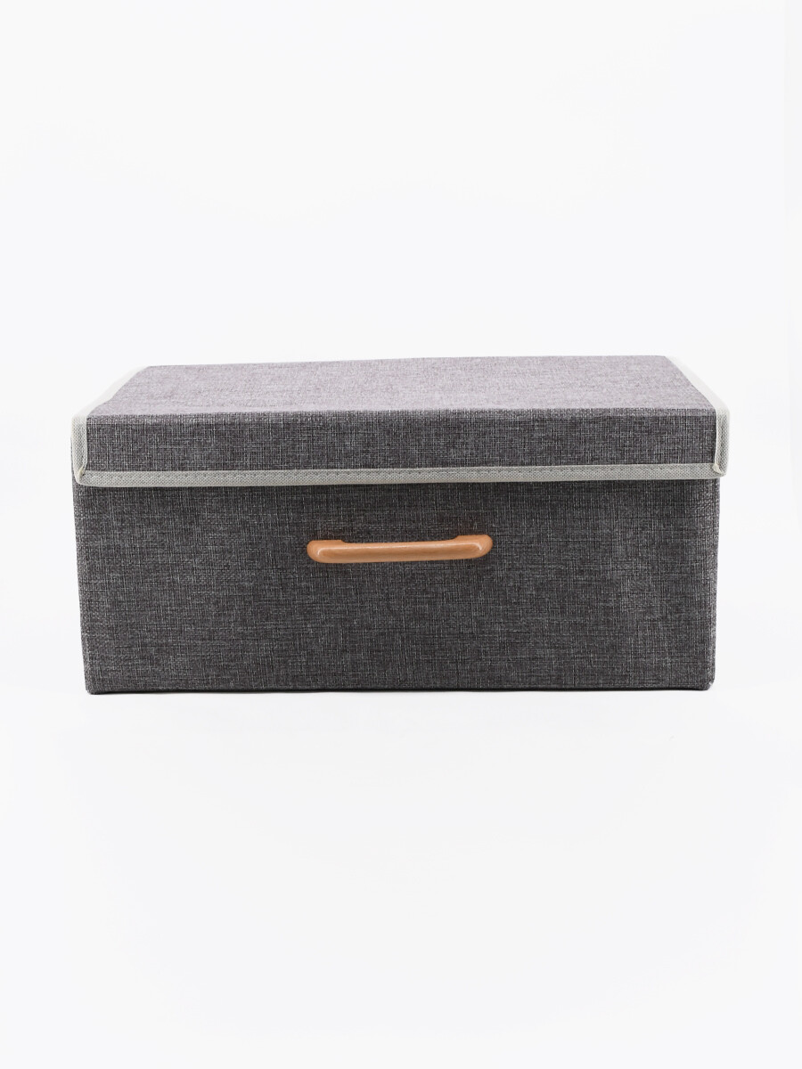 ORGANIZADOR TIPO CAJA TAPA - GRIS 