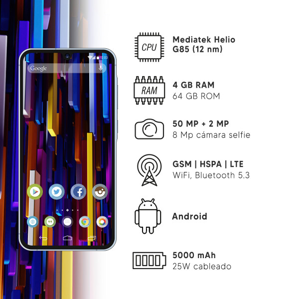 Samsung Galaxy A06 4/64 Gb 4g + regalo AZUL