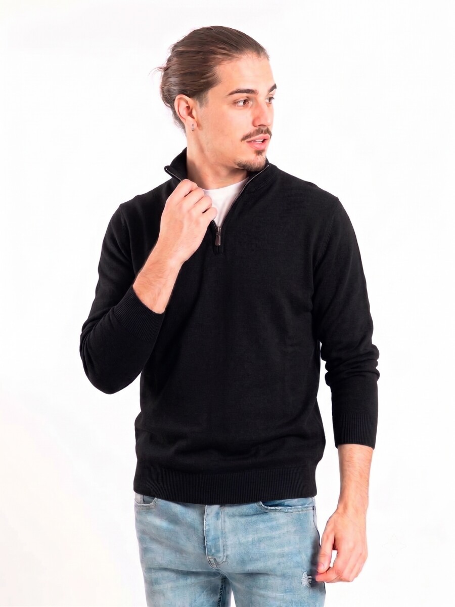 Remera Algodon Premium - Black 
