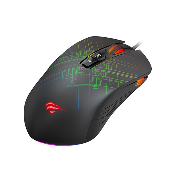 Mouse Gamer Havit Ms1019 MOUSE HAVIT MS1019 CON CABLE 6400DPI