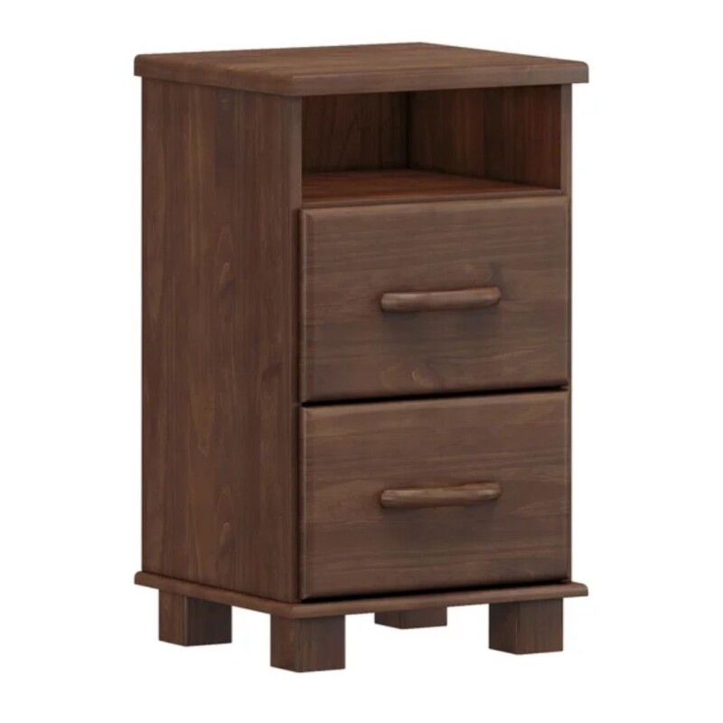 Mesa de Luz 2 Cajones Línea Dorada Finestra 100% Madera Maciza Mesa de Luz 2 Cajones Línea Dorada Finestra 100% Madera Maciza