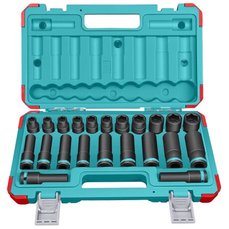 Juego De 22 Dados De Impacto 1/2" Juego De 22 Dados De Impacto 1/2"