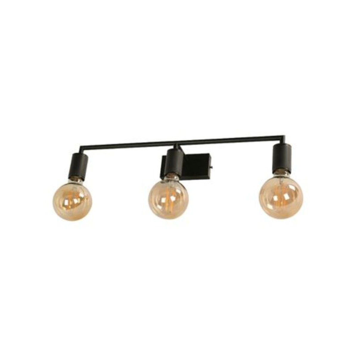 APLIQUE 3L BLAIR E27 NEGRO 