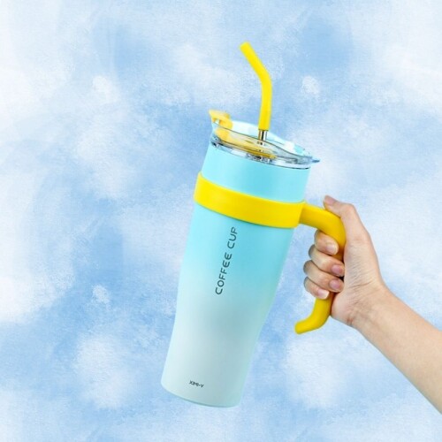Vaso Térmico Extra Grande Acero Inoxidable 1200ml - Azul Vaso Térmico Extra Grande Acero Inoxidable 1200ml - Azul