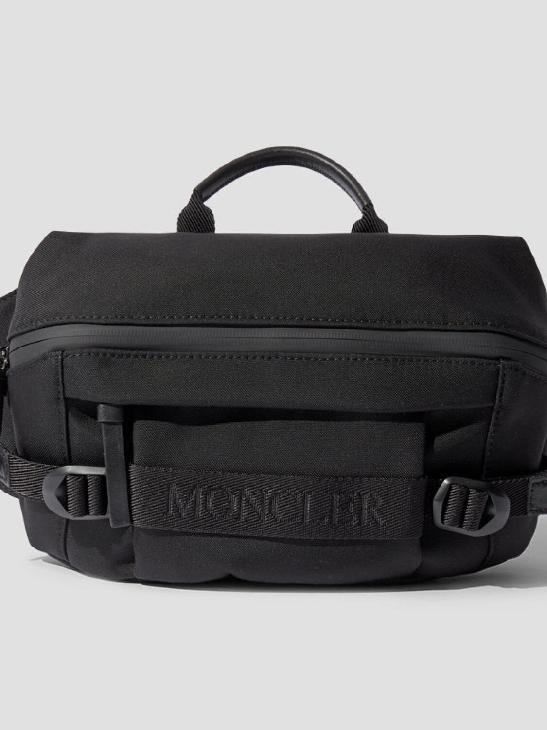 Moncler -Riñonera de nylon impermeable, Argens Negro