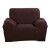 Pack X2 Funda Forro Cubre Sillon Sofa 1 Cuerpo Elastizada Color Variante Marron