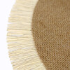 INDIVIDUAL RED BEIGE COMB 38CM Unica