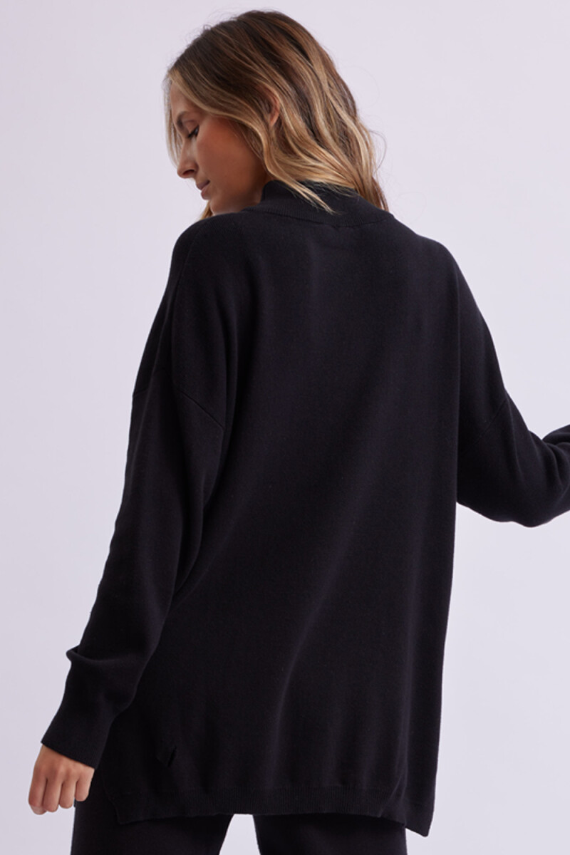 Buzo de punto oversize Negro