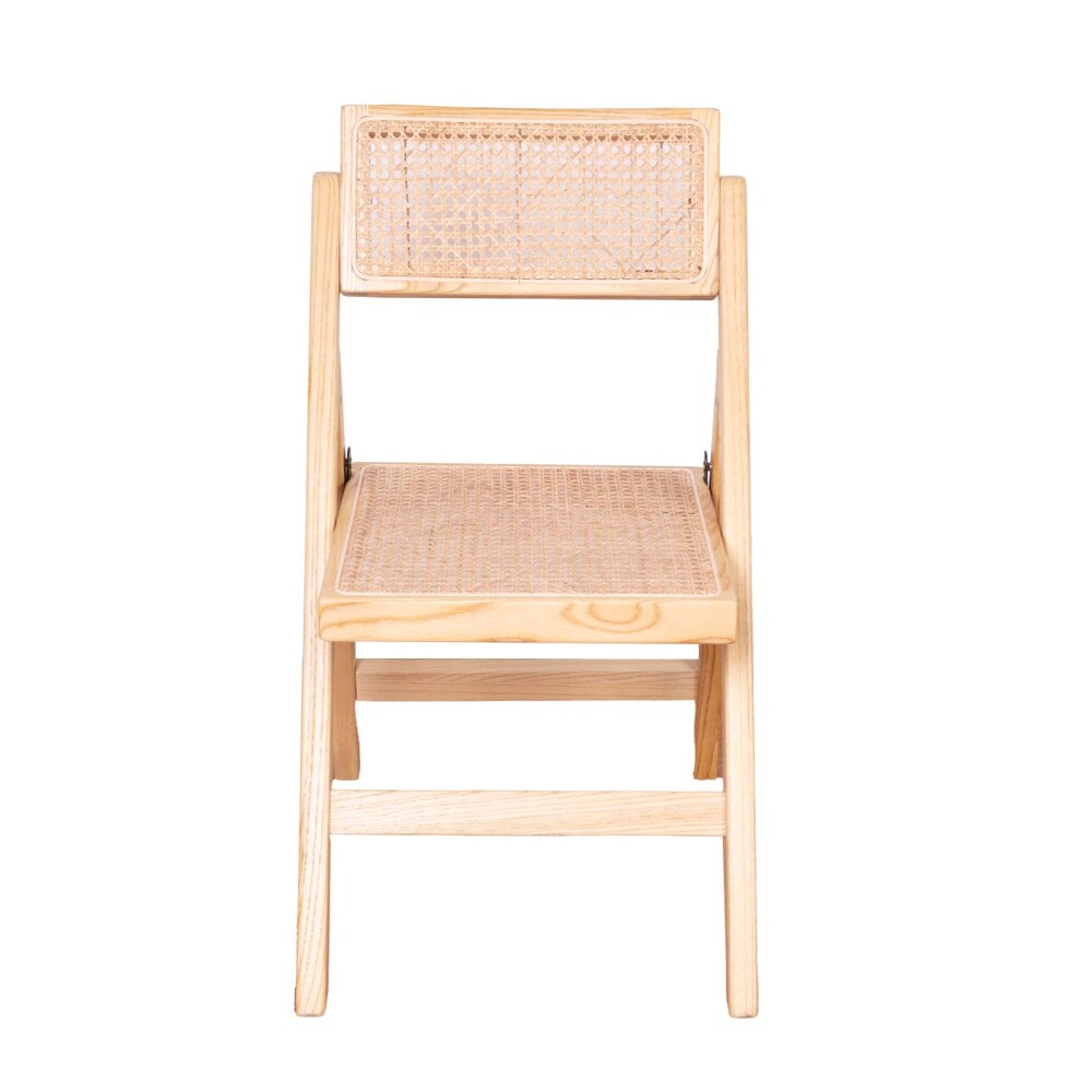SILLA DE COMEDOR RATTAN-Y-MADERA NATURAL-BEIGE TIANA