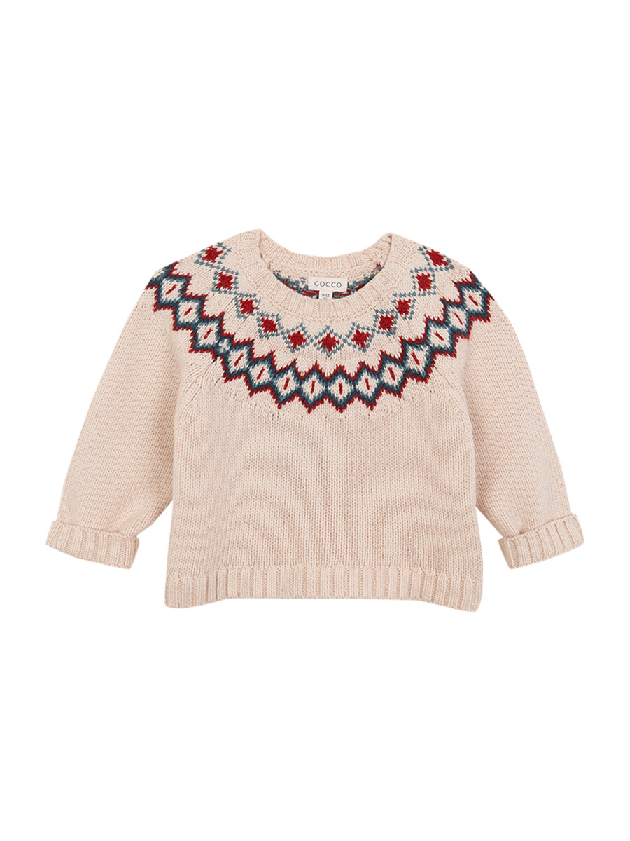 Jersey Con Greca Piedra