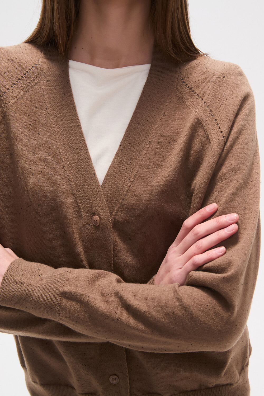 Cardigan Arive Taupe / Mink / Vison