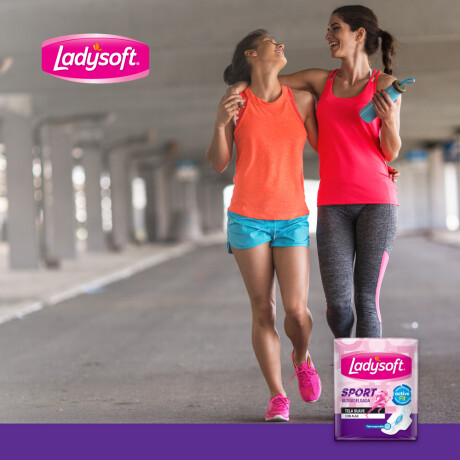 Toallitas Femeninas Ladysoft Toalla Sport 8 Unidades Toallitas Femeninas Ladysoft Toalla Sport 8 Unidades