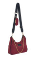 Cartera con cadena Bordó