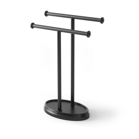 SOPORTE TOALLAS METAL NEGRO UMBRA PALM TREE