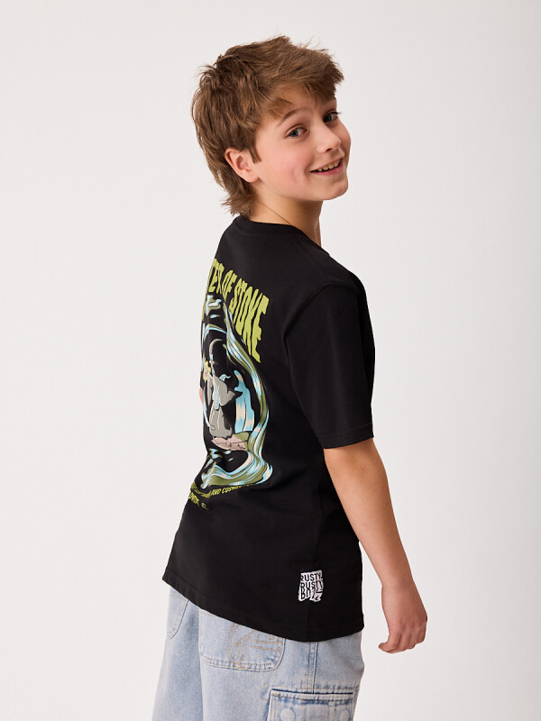 T-SHIRT ROGERS TEEN RUSTY Negro