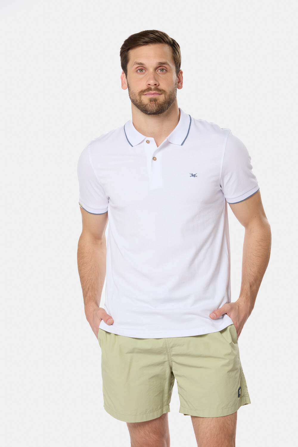 SHORT DE BAÑO LISO Verde