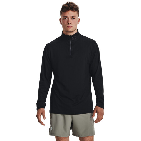 UA LAUNCH PRO 1/4 ZIP-BLK BLK-001