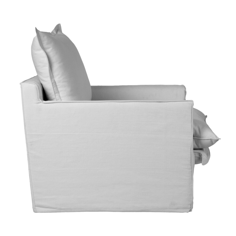 BUTACA TELA GRIS ALASKA