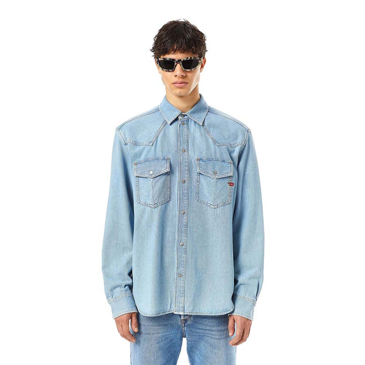 Camisa Diesel D-Ocean Hombre - Blue Denim 