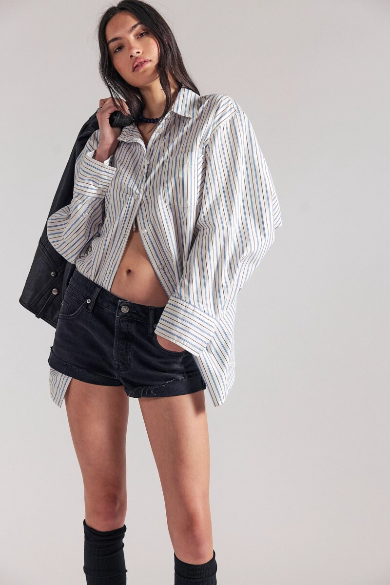 CALI CUFFED SHORTIE Negro