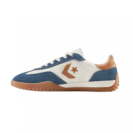 CONVERSE RUN STAR TRAINER ABRASION Beige & Blue