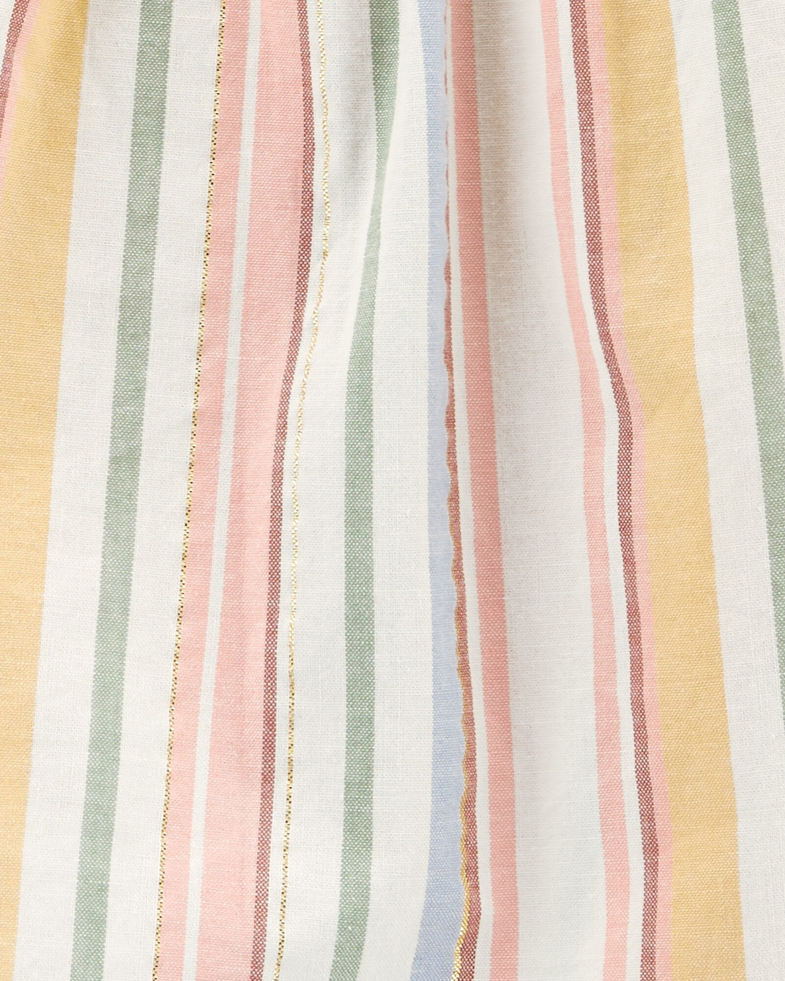 Blusa de algodón diseño a rayas Sin color