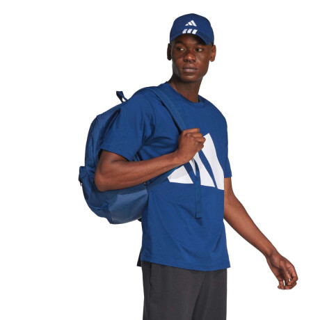 Remera Essentials Big Logo De Hombre Azul