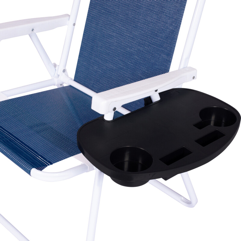 Mesa Portable para Silla de Playa NEGRO