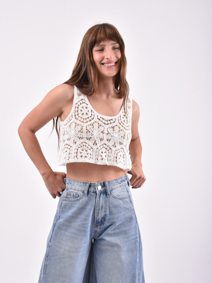 MUSCULOSA CLEA - BLANCO 