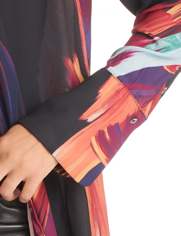 Tunica Printed NEGRO/MULTI