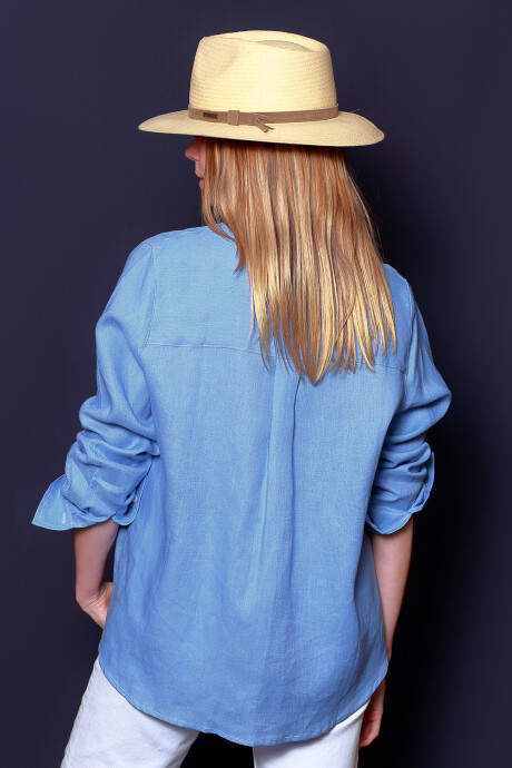 Camisa Suspiro Celeste