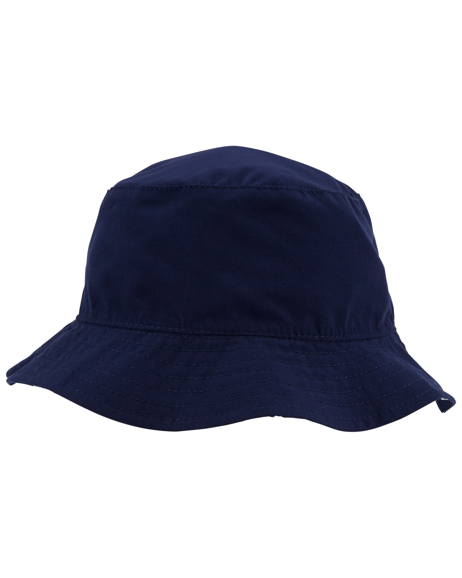 Gorro reversible de algodón con protección UPF 50+ diseño a rayas Sin color