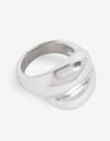 Anillos Medianos y Grandes Metal Anillo De Acero - Plateado