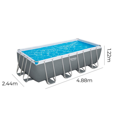 Piscina Bestway Estructural 11532 L 488x244x122cm Piscina Bestway Estructural 11532 L 488x244x122cm