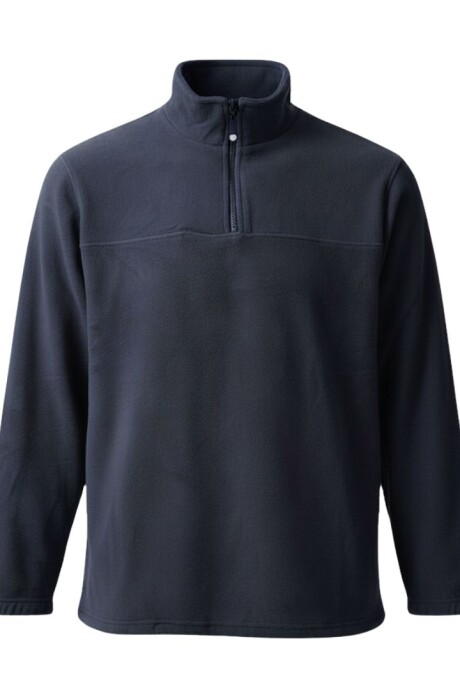 Buzo micropolar medio cierre Azul marino