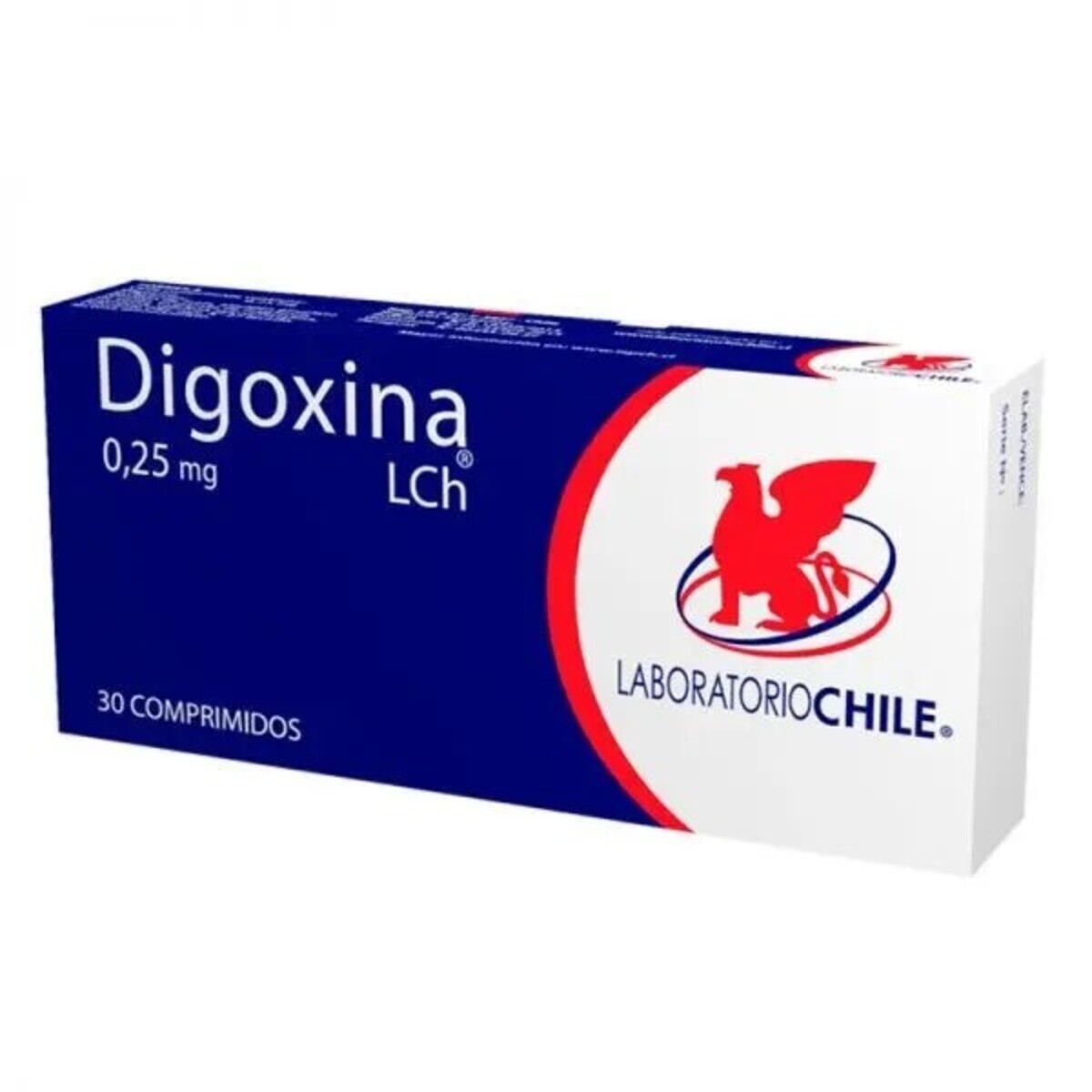 DIGOXINA 0.25 L.CHILE CJ X 30 COMP 