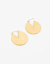 Aros Argollas Metal Aros Argolla Acero Circular - Dorado