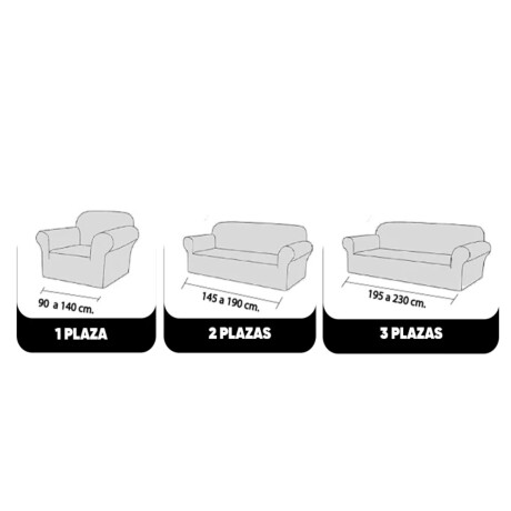Funda Protectora de Sofa Anti Manchas 2 Plazas GRIS