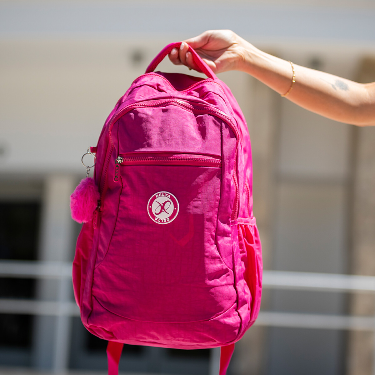 Mochila Kipling 17" - Fucsia 